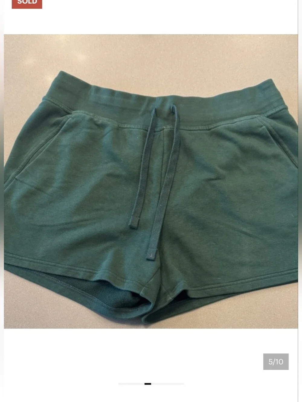 Nike Women's Dark Green Athletic Shorts